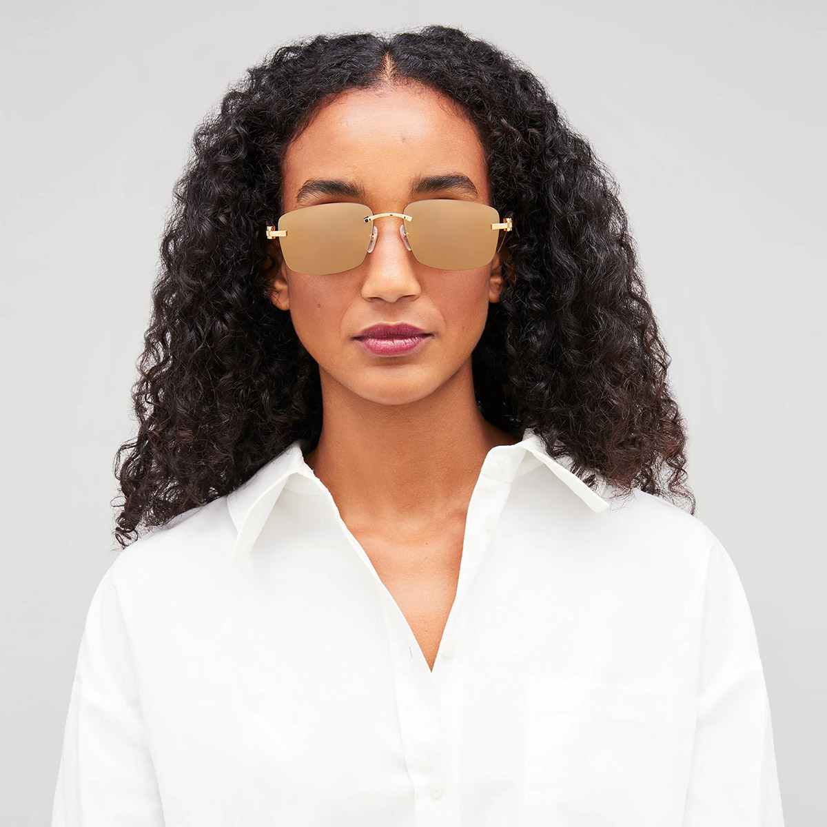 Color: Gold/Brown (001) - Cartier CT0013RS00158