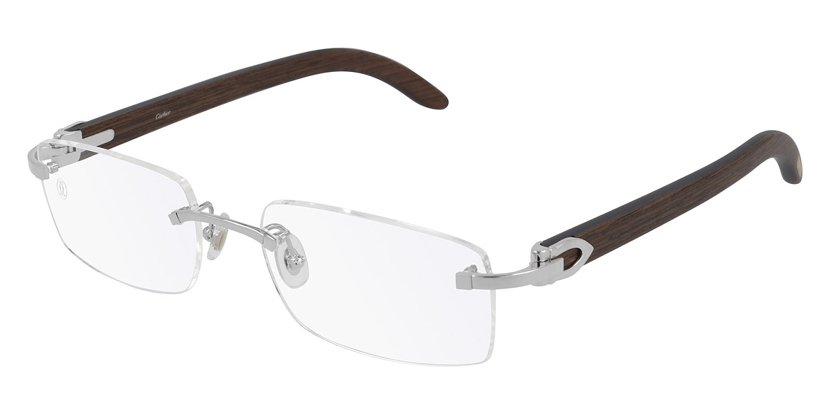 Color: Silver/Brown (004) - Cartier CT0052O00453