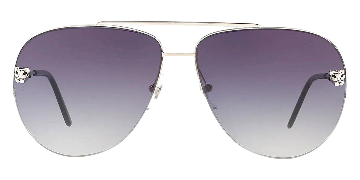 Cartier™ CT0065S 003 60 Silver Sunglasses
