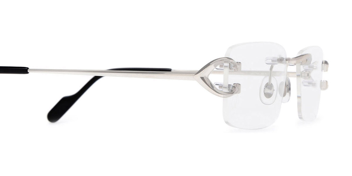 Cartier CT0344O 004 56 Silver Eyeglasses Cartier Authorized Dealer EyeOns