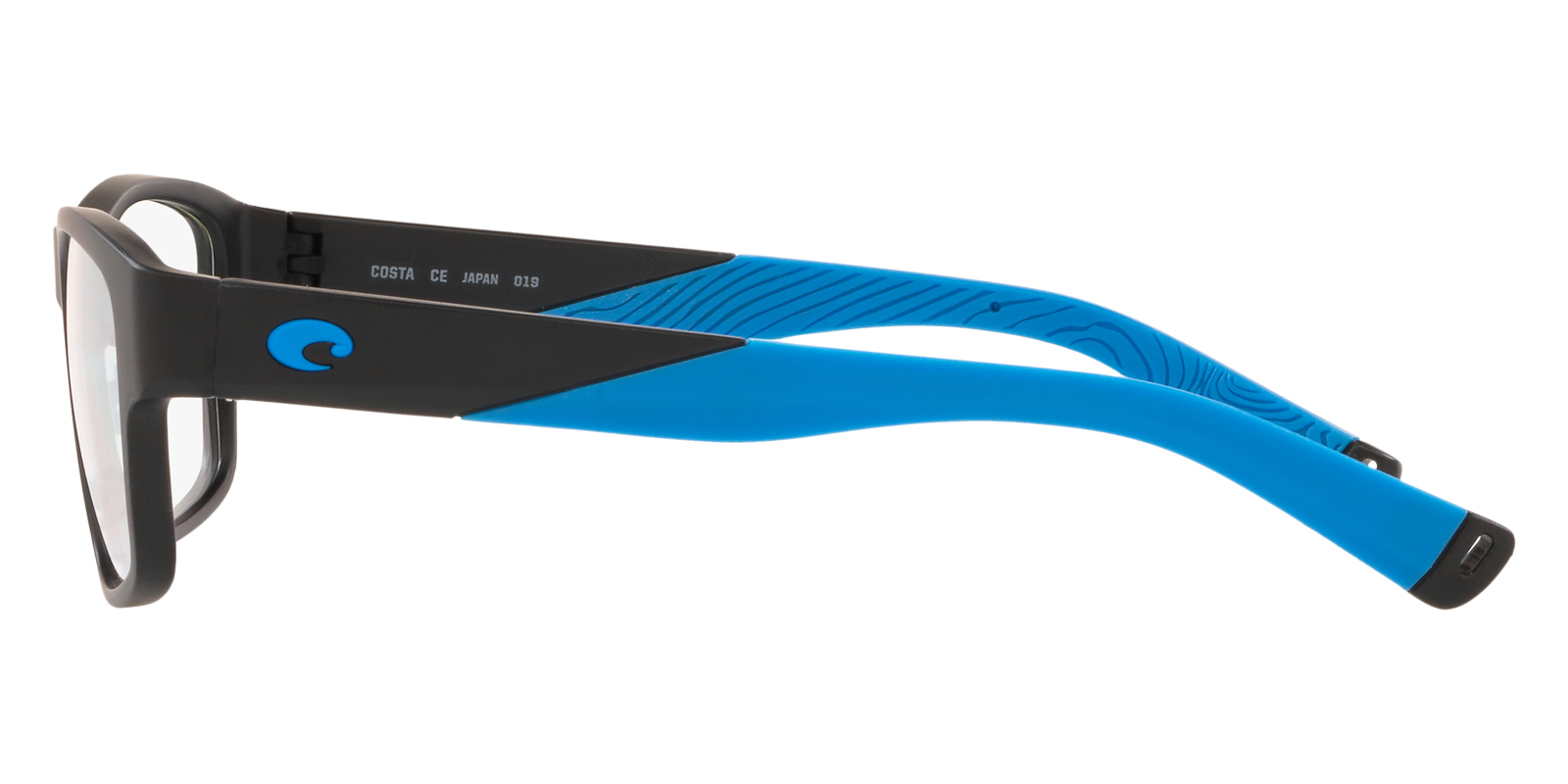Color: Matte Black/Blue Rubber (801003) - Costa Del Mar 6S801080100354