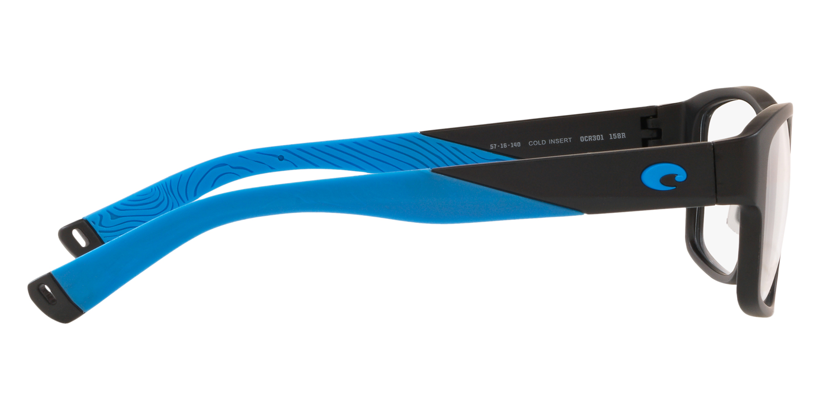 Color: Matte Black/Blue Rubber (801003) - Costa Del Mar 6S801080100354