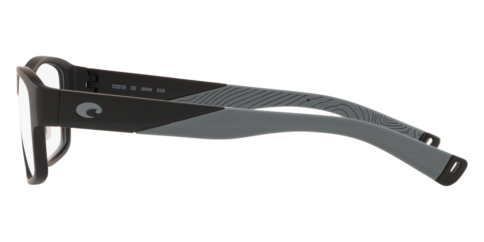 Color: Matte Black/Gray Rubber (801004) - Costa Del Mar 6S801080100457