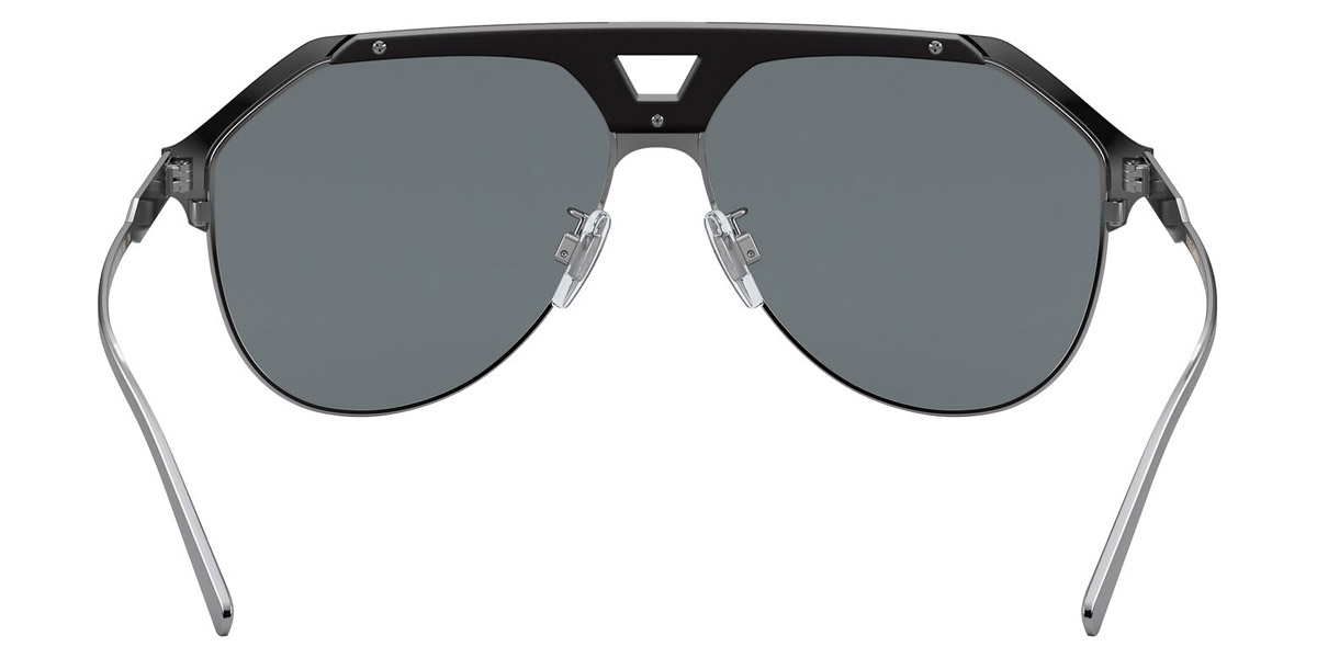 Color: Gunmetal/Black Matte (12776G) - Dolce & Gabbana DG225712776G60