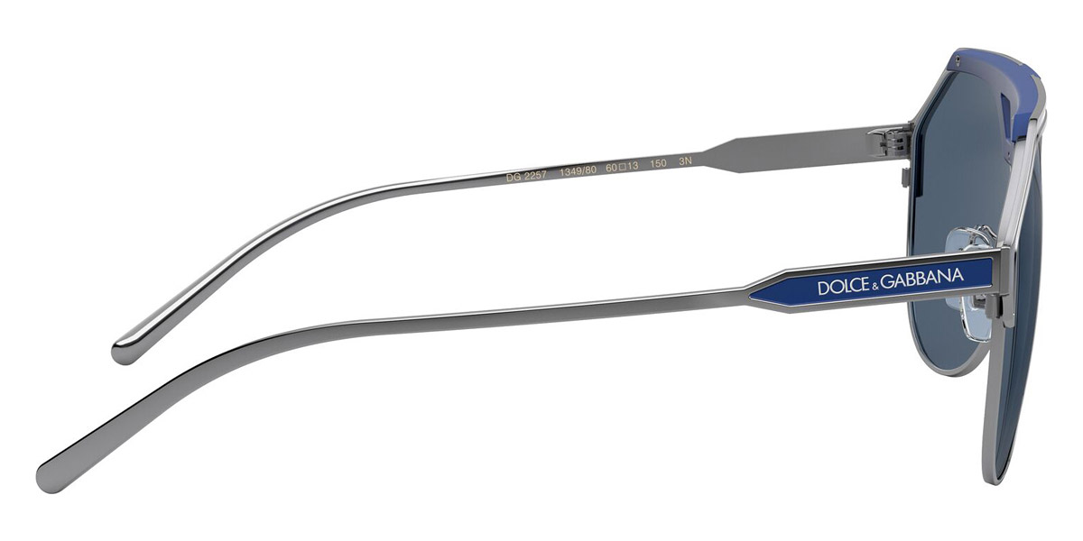 Color: Gunmetal/Blue Matte (134980) - Dolce & Gabbana DG225713498060