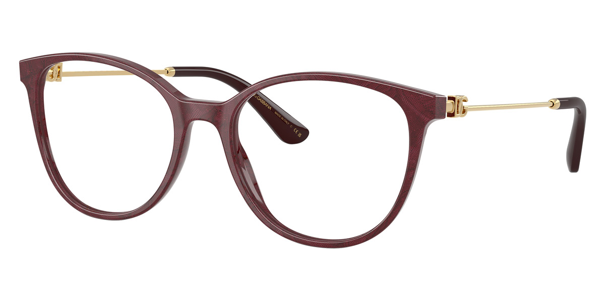 Color: Lace Bordeaux/Gold (3442) - Dolce & Gabbana DG3363344254