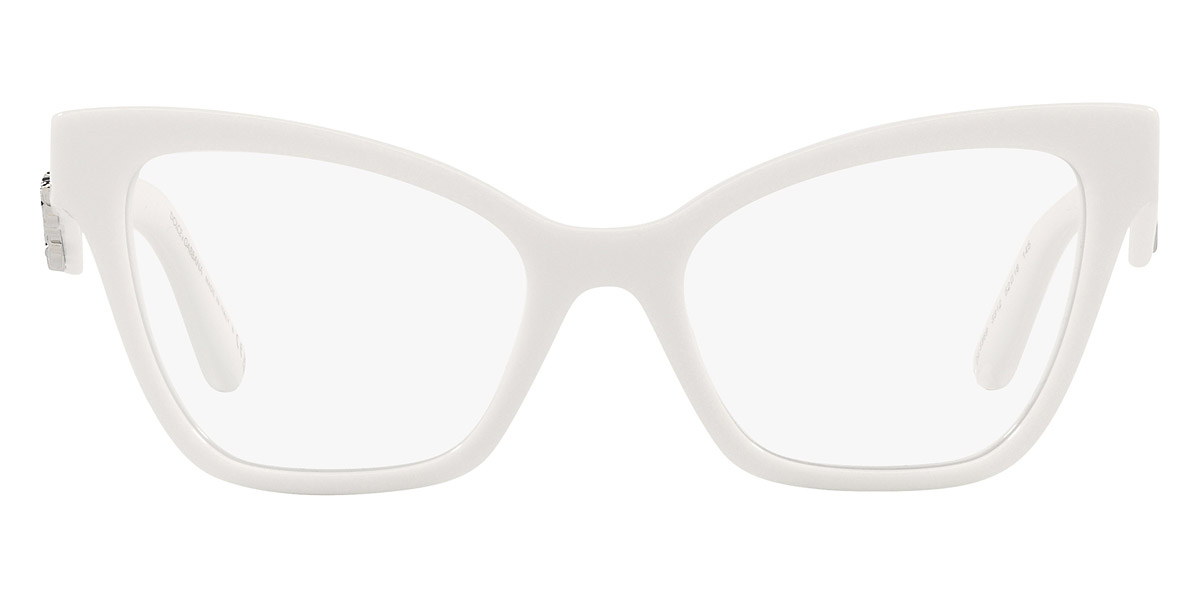 Dolce & Gabbana™ DG3369 3312 52 White Eyeglasses