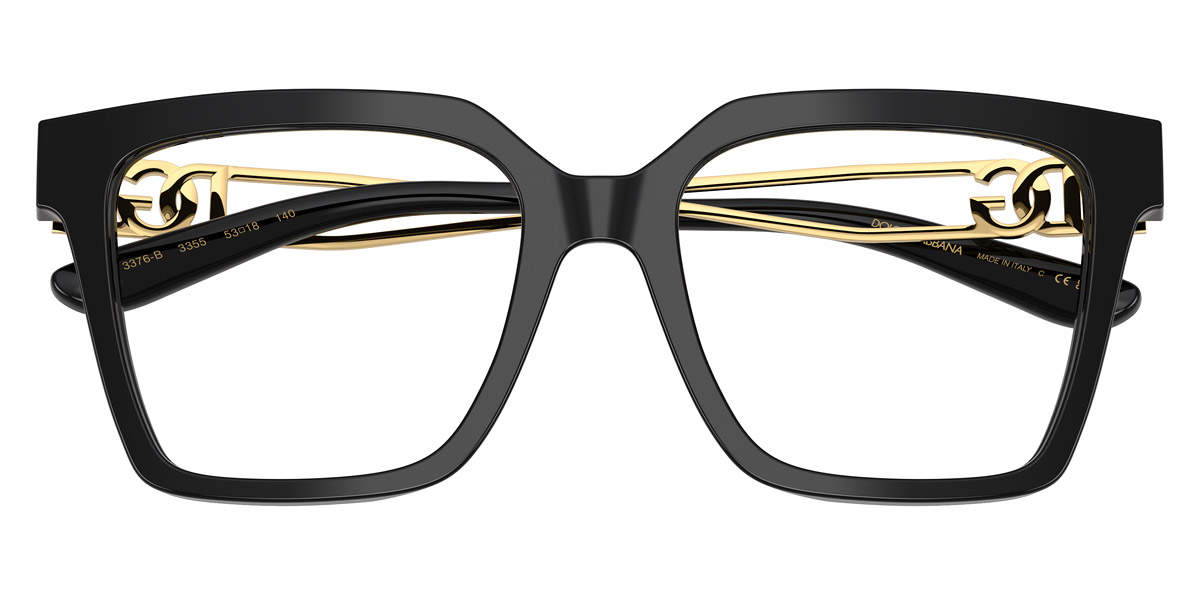 Color: Black/Gold (3355) - Dolce & Gabbana DG3376B335553