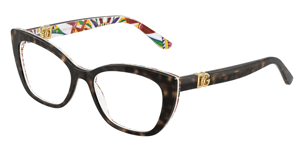 Color: Havana on White Barrow (3217) - Dolce & Gabbana DG3398321752
