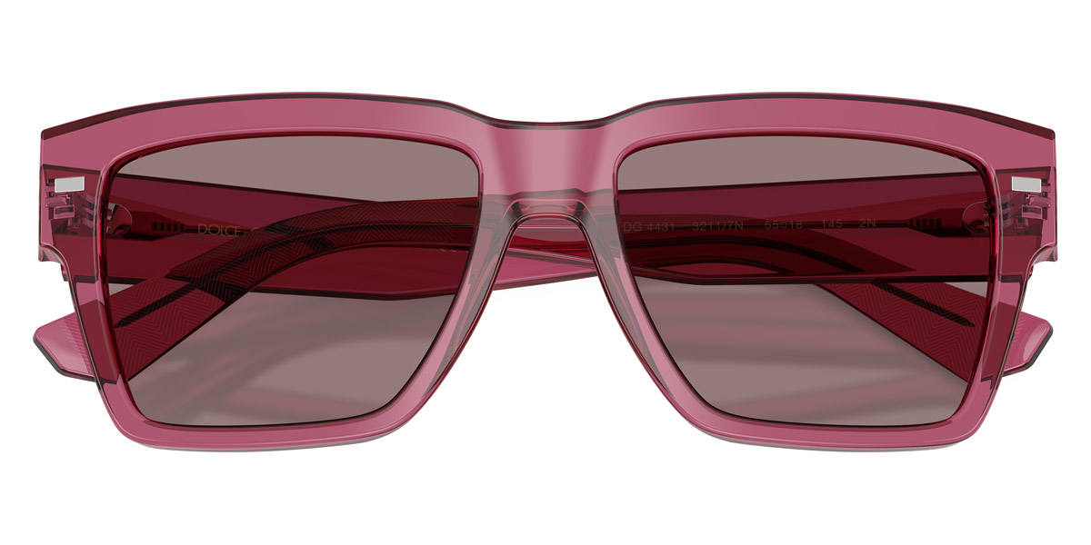 Color: Transparent Bordeaux (32117N) - Dolce & Gabbana DG443132117N55