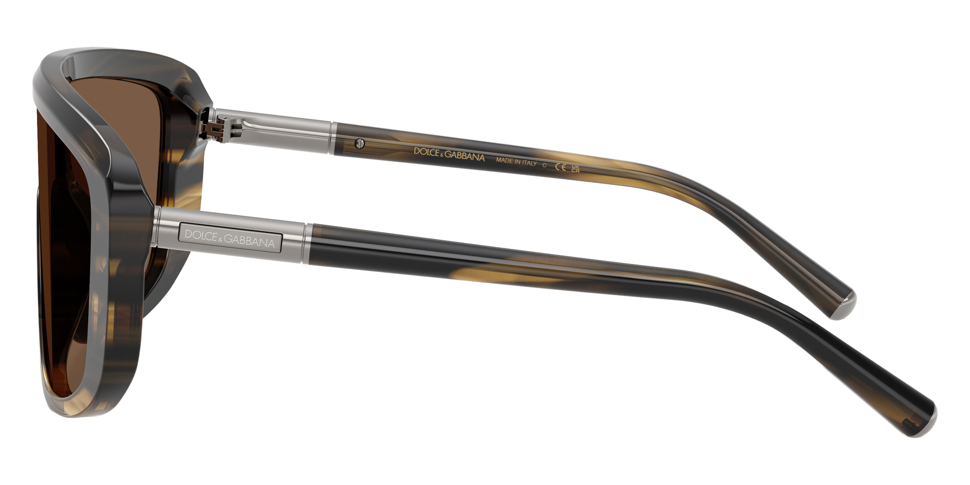 Color: Striped Brown (306373) - DOLCE & GABBANA DG452030637328