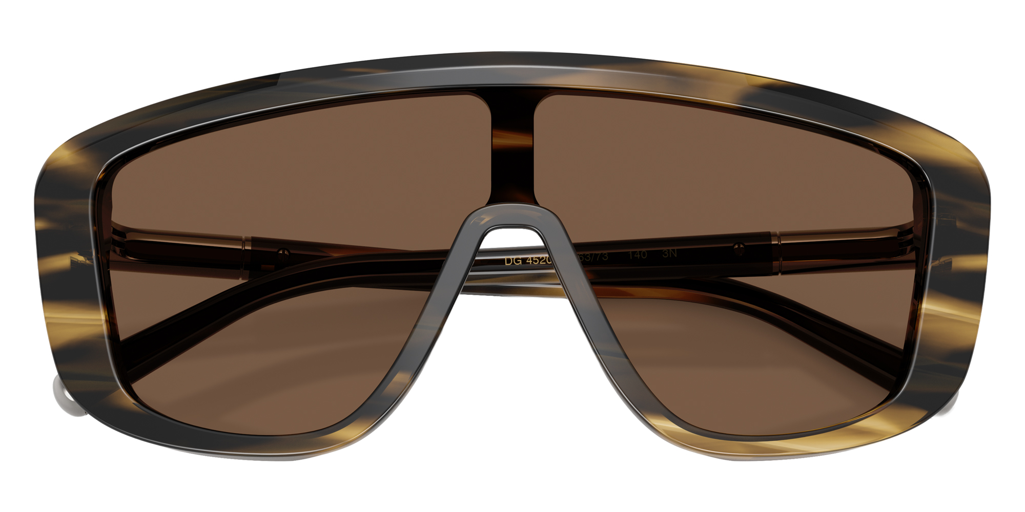 Color: Striped Brown (306373) - DOLCE & GABBANA DG452030637328