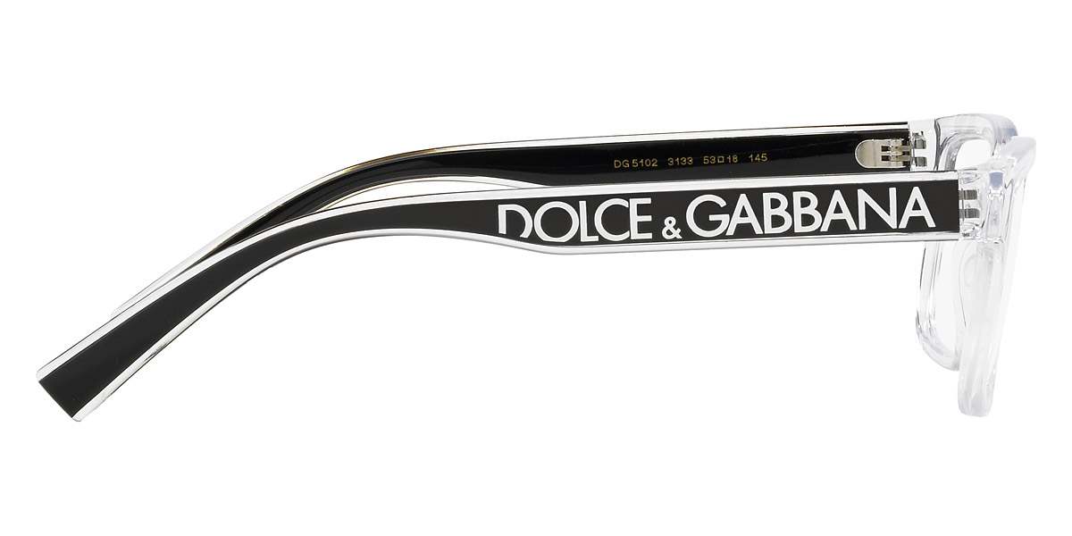 Dolce & Gabbana™ DG5102 Rectangle Eyeglasses | EyeOns.com