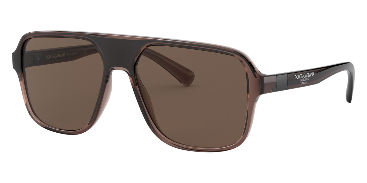 Color: Transparent Brown/Black (325973) - Dolce & Gabbana DG613432597357