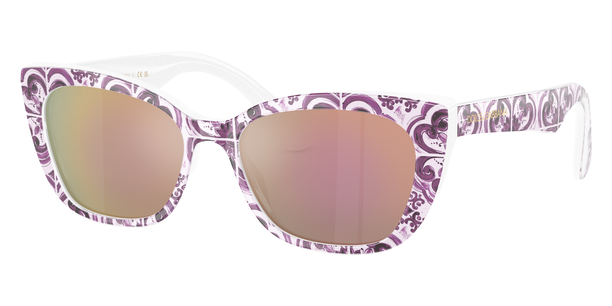Color: Violet Maiolica (34595R) - DOLCE & GABBANA DX442734595R49