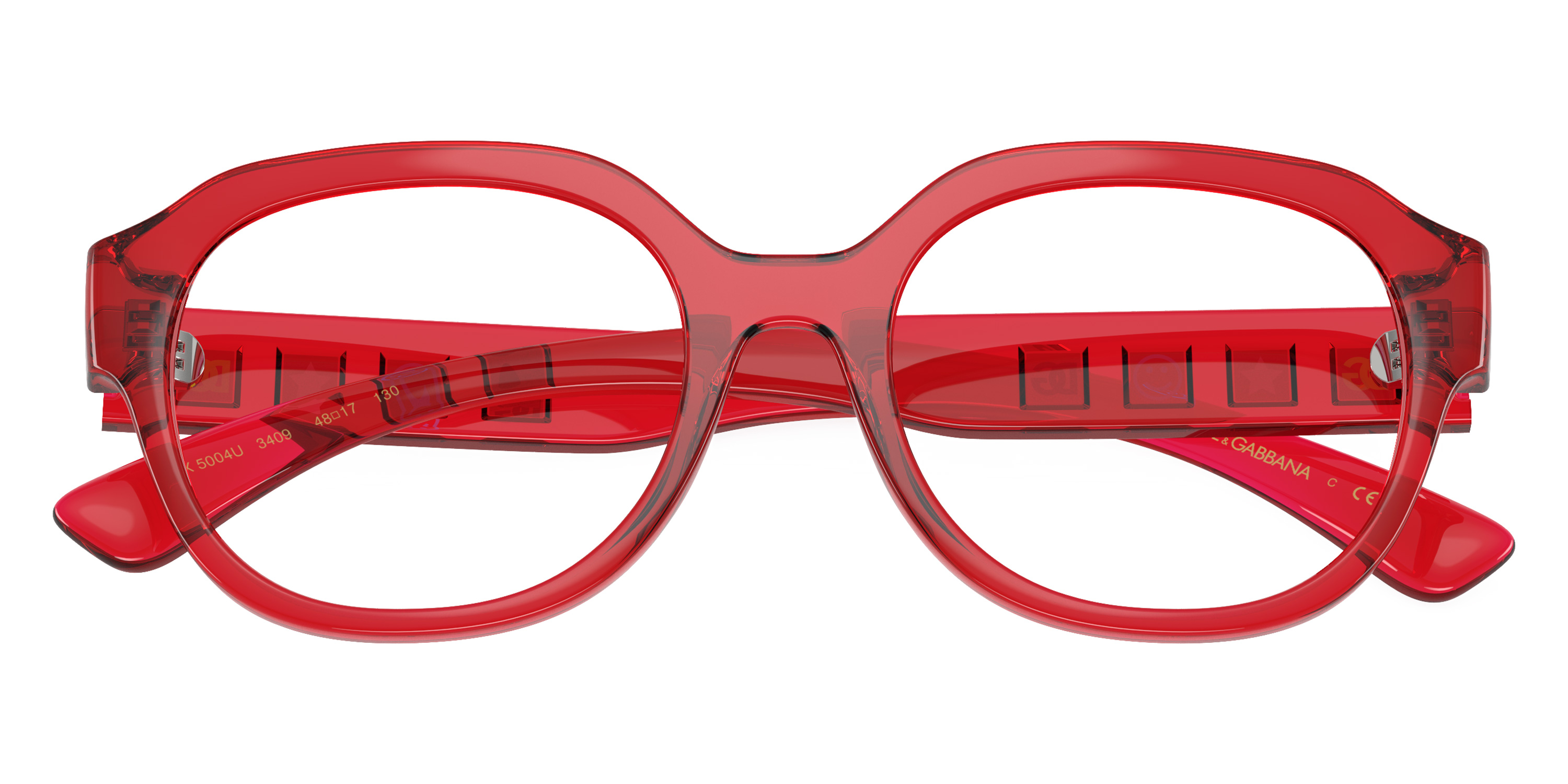 Color: Transparent Red (3409) - Dolce & Gabbana DX5004U340948