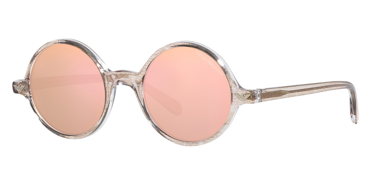 Color: Crystal Brown Pattern (60204Z) - Emporio Armani EA501M60204Z47