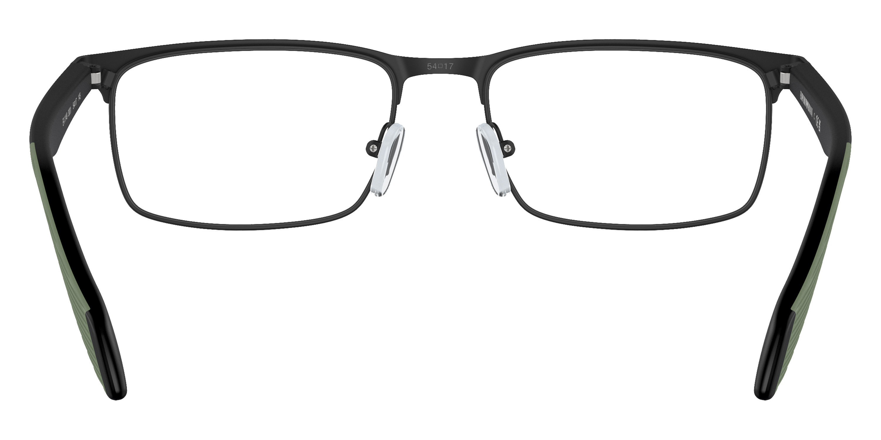 Color: Matte Black/Rubber Green (3001) - Emporio Armani EA1149300156