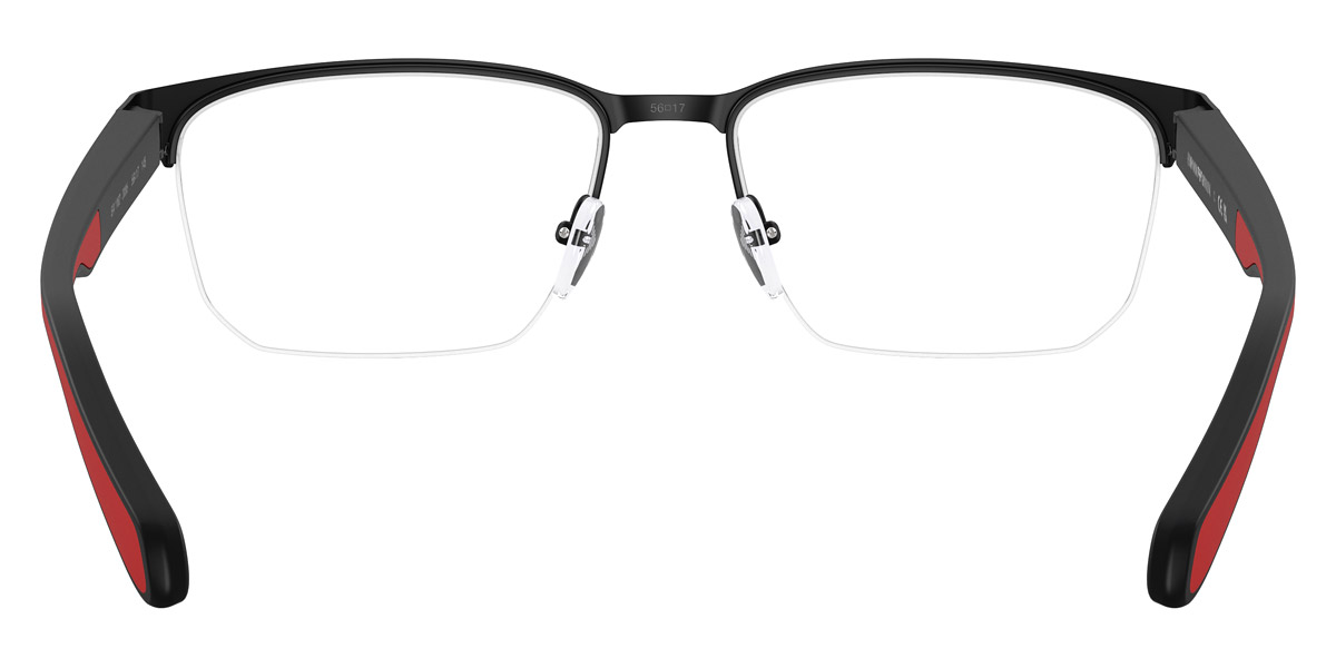 Color: Matte Black/Rubber Red (3085) - Emporio Armani EA1162308556