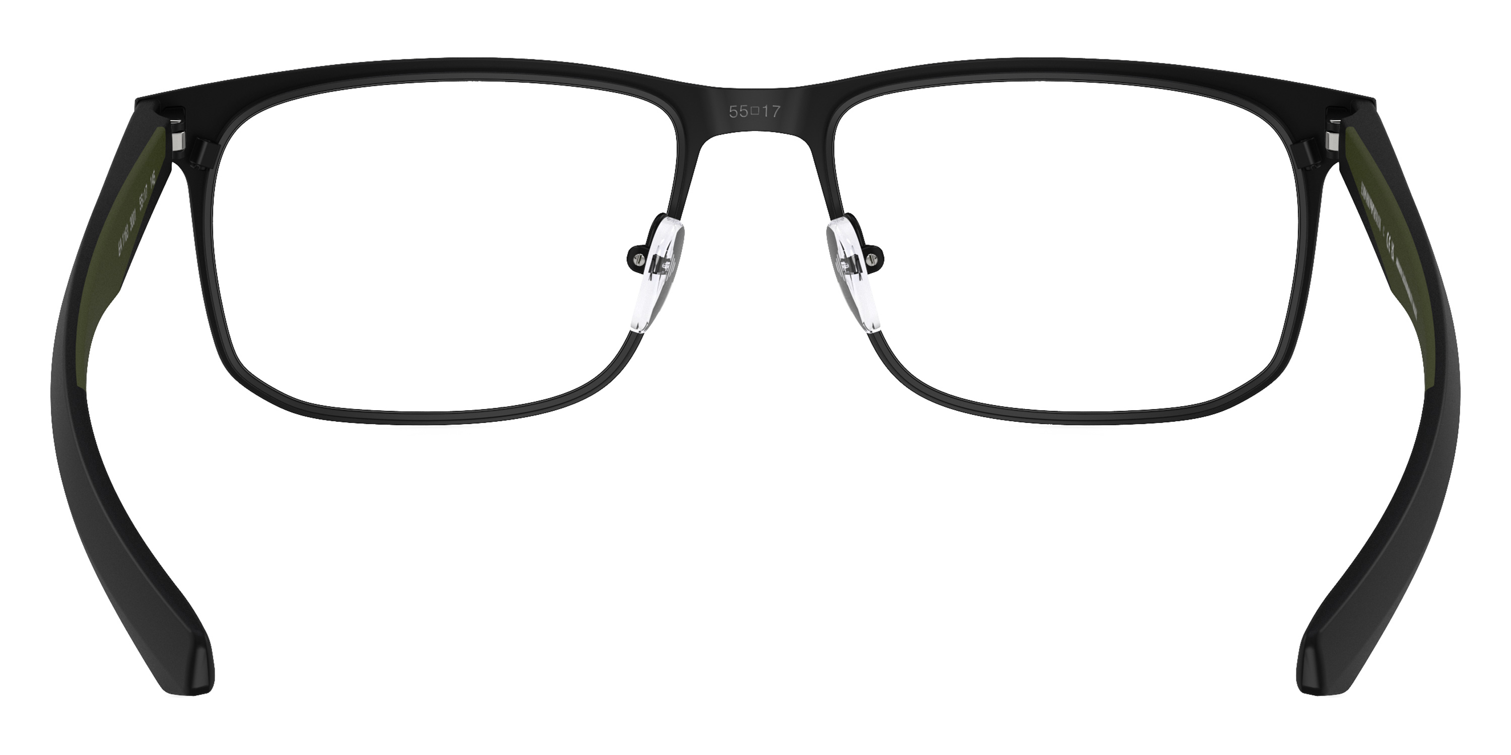 Color: Matte Black/Green Rubber (3001) - Emporio Armani EA1163300155