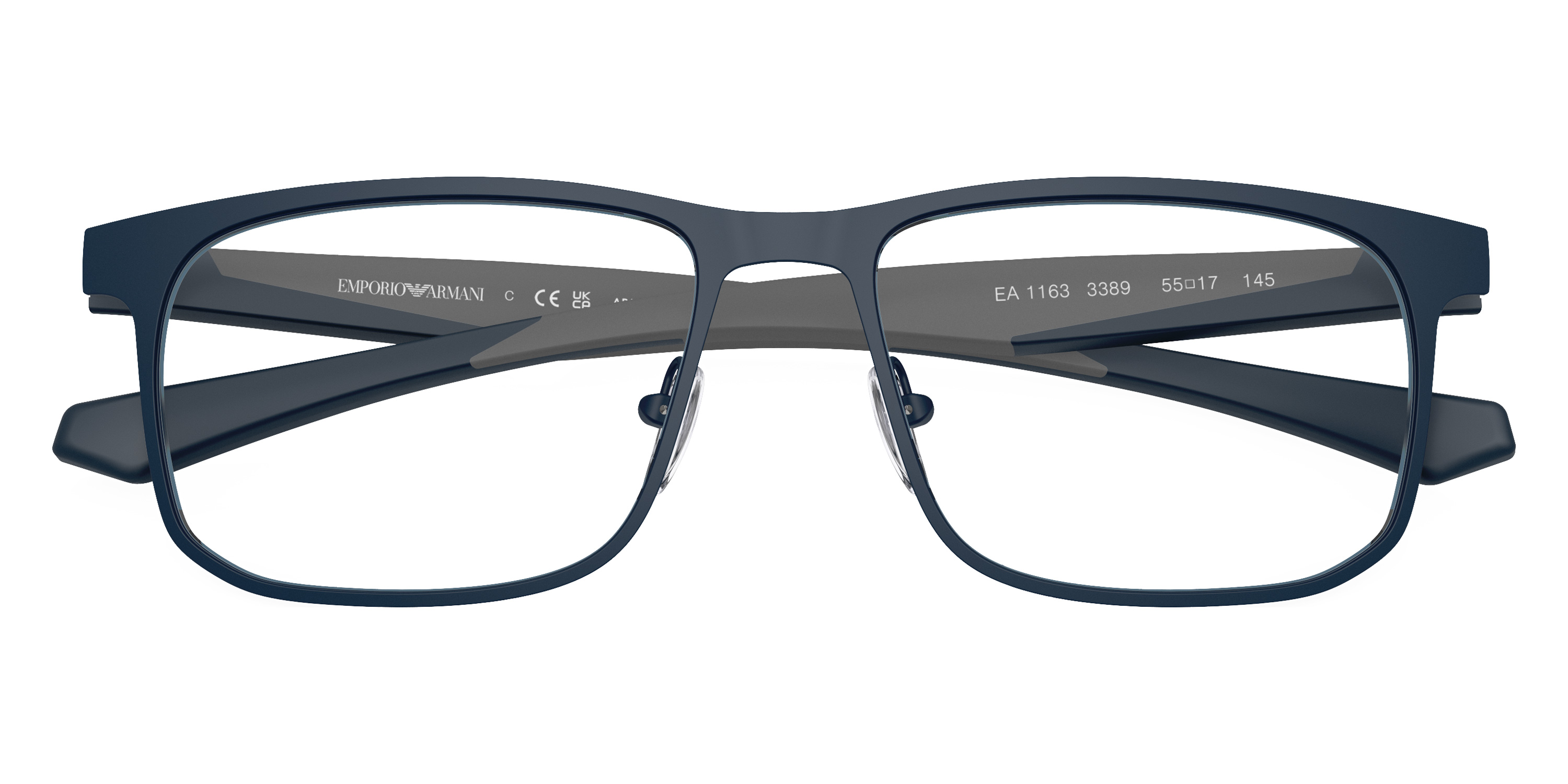Color: Matte Blue/Gray Rubber (3389) - Emporio Armani EA1163338955
