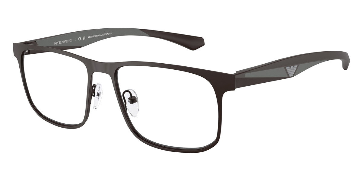 Color: Matte Brown/Gray Rubber (3390) - Emporio Armani EA1163339055
