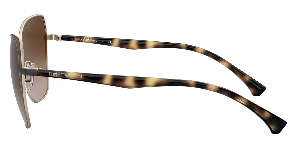 Color: Matte Brown & Pale Gold (331713) - Emporio Armani EA209533171357