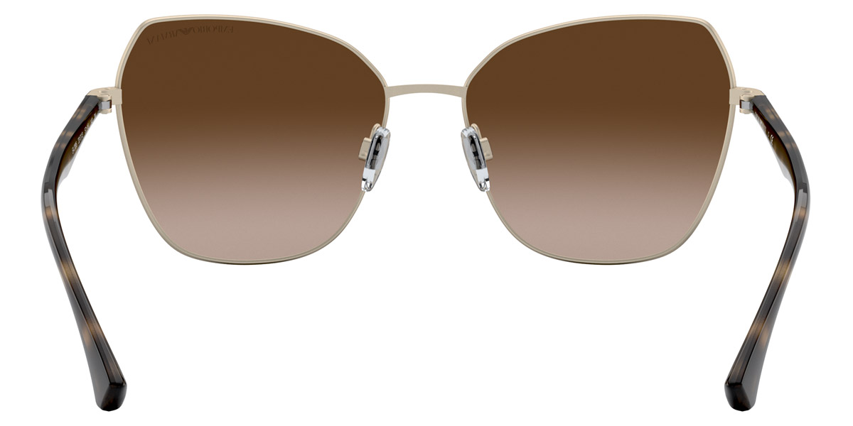 Color: Matte Brown & Pale Gold (331713) - Emporio Armani EA209533171357