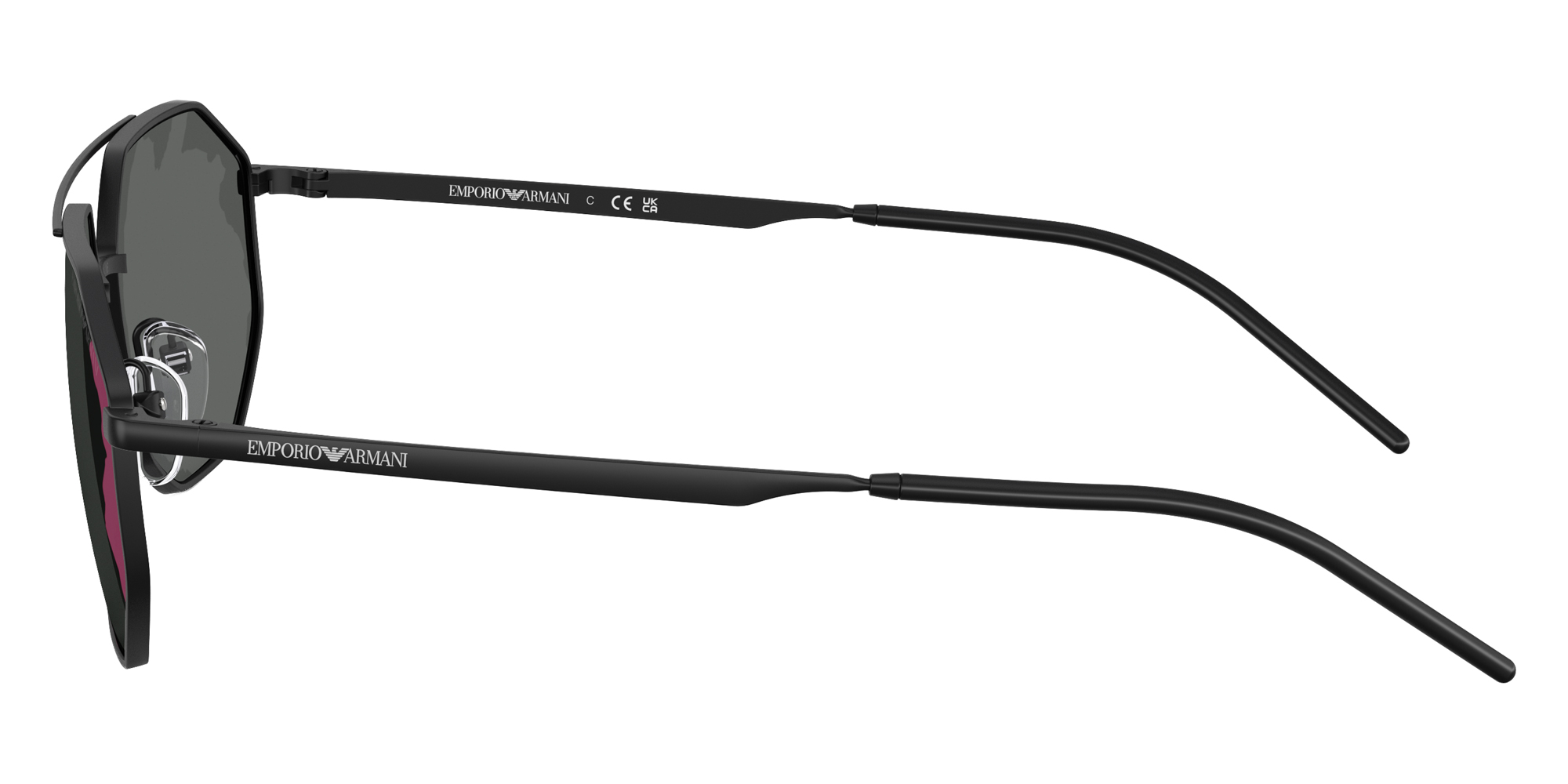 Color: Matte Black (30017G) - EMPORIO ARMANI EA214730017G58