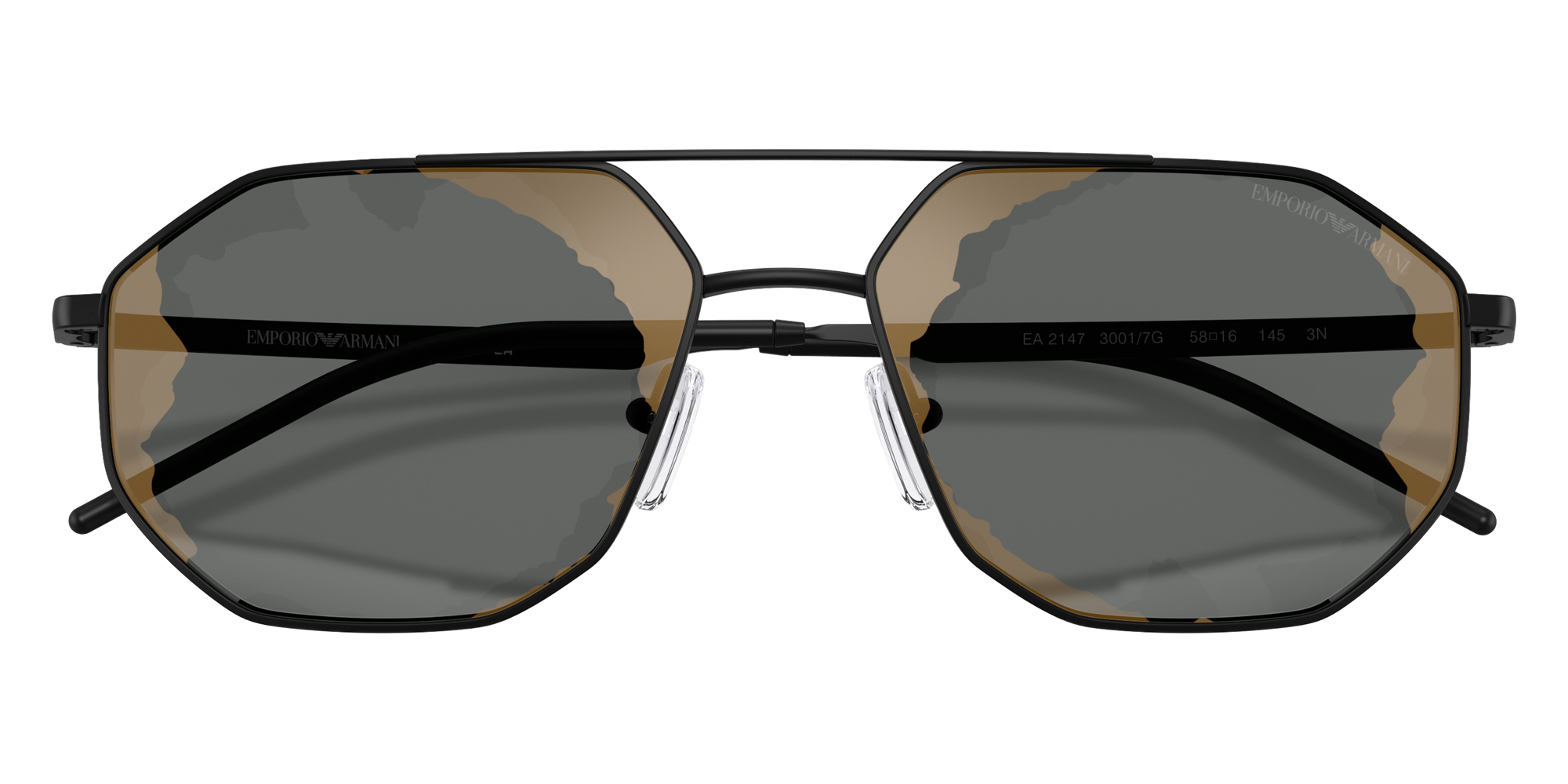 Color: Matte Black (30017G) - EMPORIO ARMANI EA214730017G58