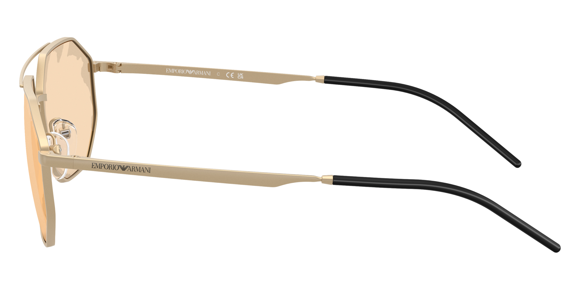 Color: Matte Pale Gold (30027L) - EMPORIO ARMANI EA214730027L58