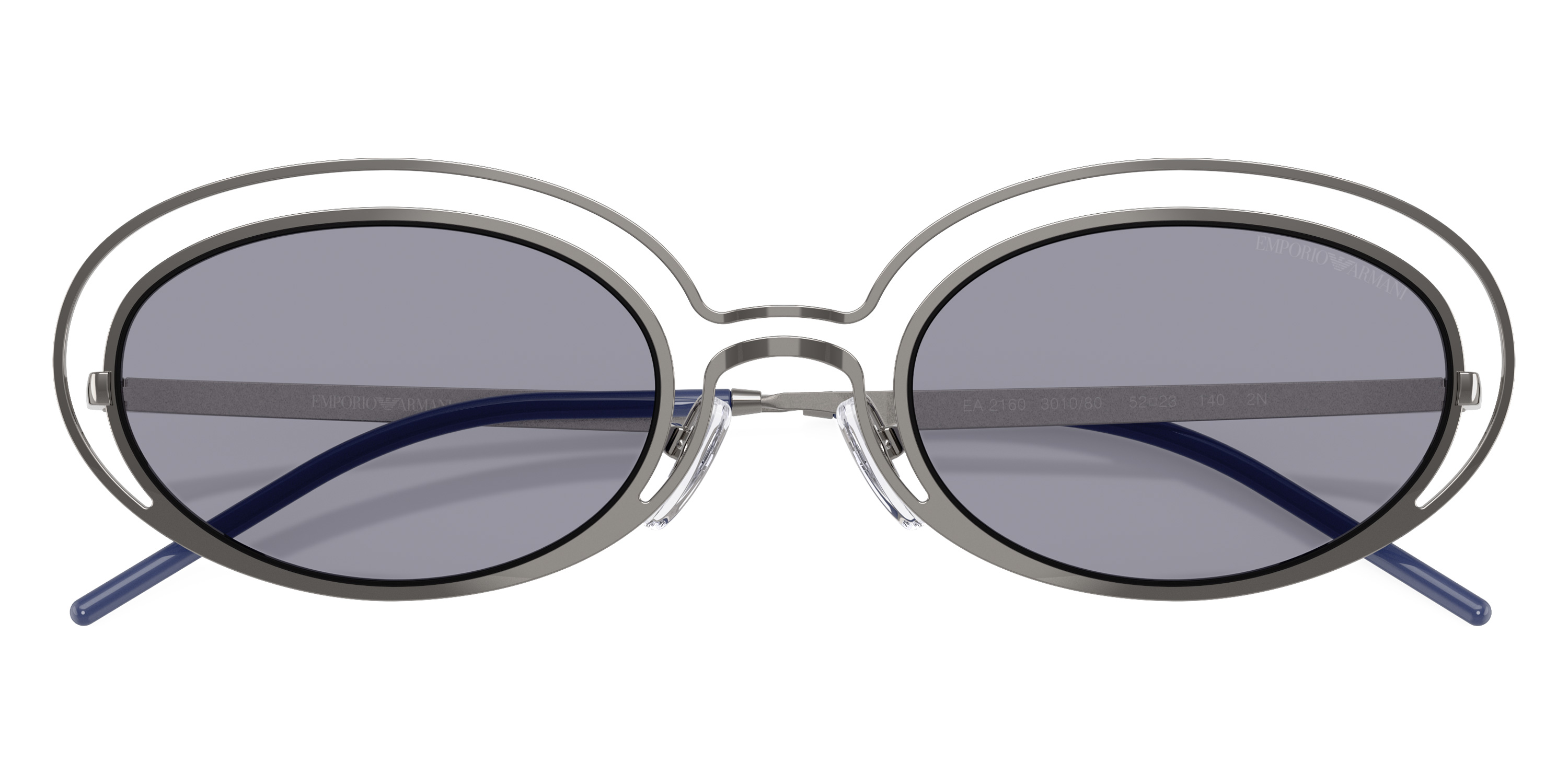 Color: Shiny Gunmetal (301080) - Emporio Armani EA216030108052
