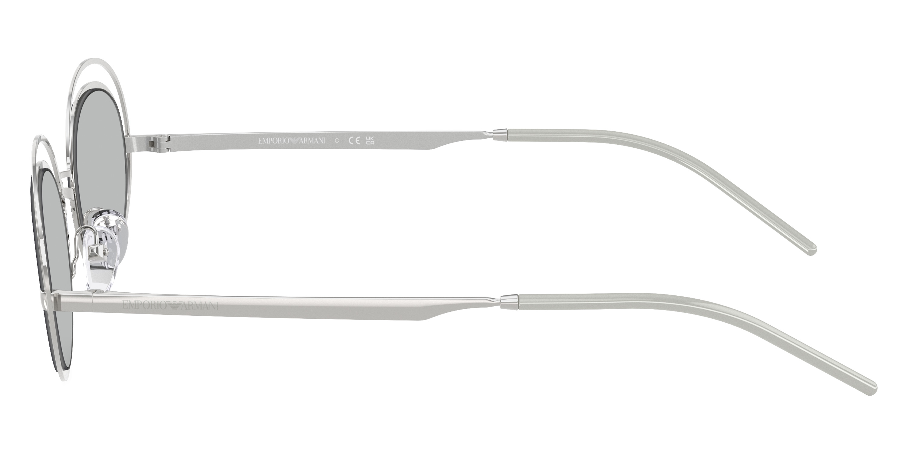 Color: Shiny Silver (301587) - Emporio Armani EA216030158752