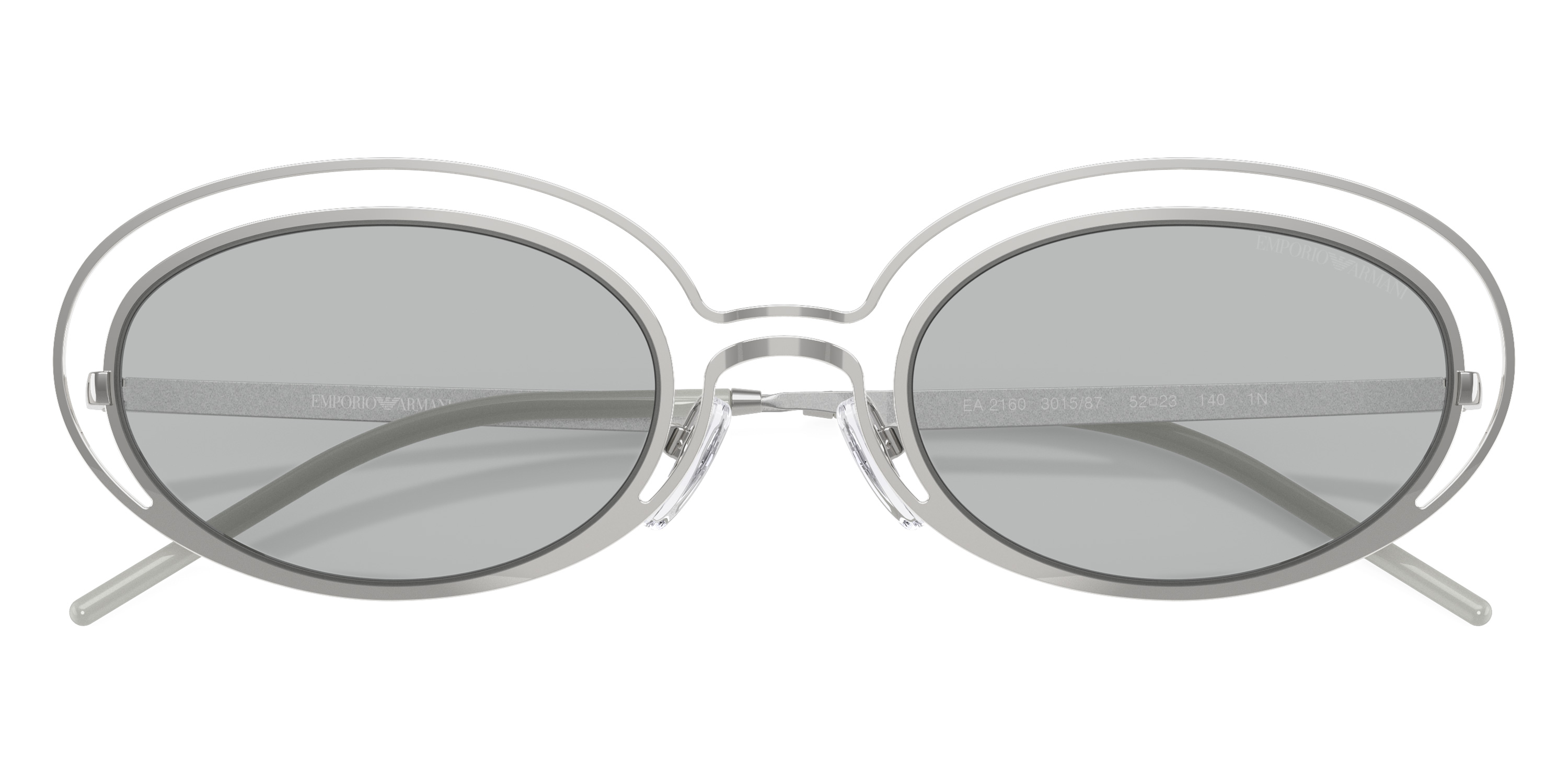 Color: Shiny Silver (301587) - Emporio Armani EA216030158752