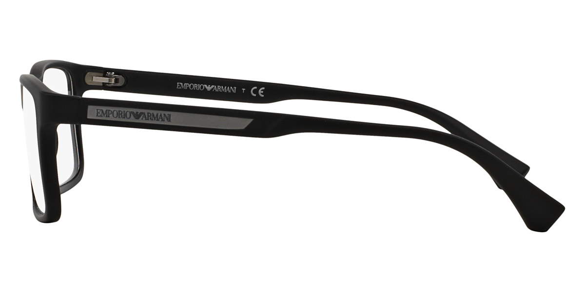 Emporio Armani™ EA3038 5063 56 Rubber Black Eyeglasses