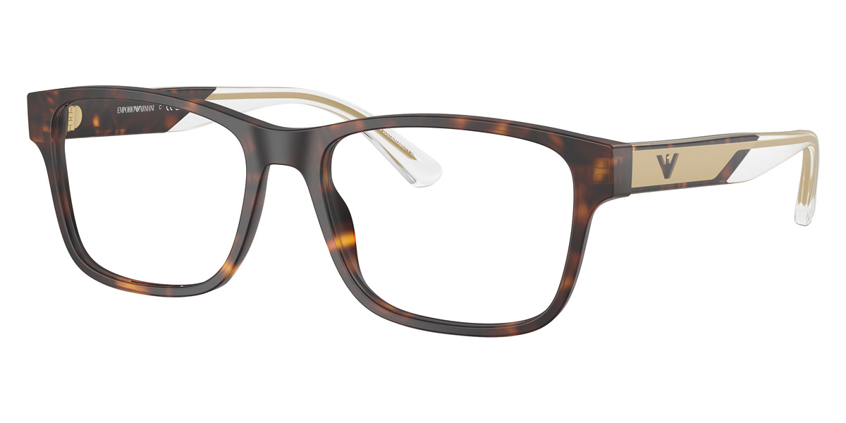 Color: Matte Havana/Matte Top Havana/Crystal (5002) - Emporio Armani EA3239500255