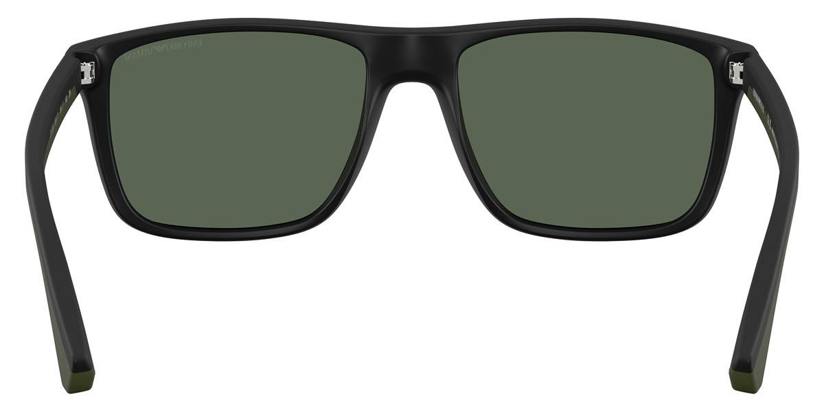Color: Rubber Black/Rubber Green (500171) - Emporio Armani EA403350017156