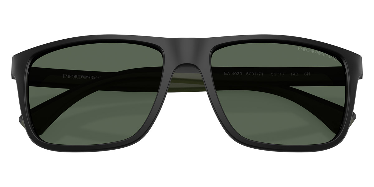 Color: Rubber Black/Rubber Green (500171) - Emporio Armani EA403350017156