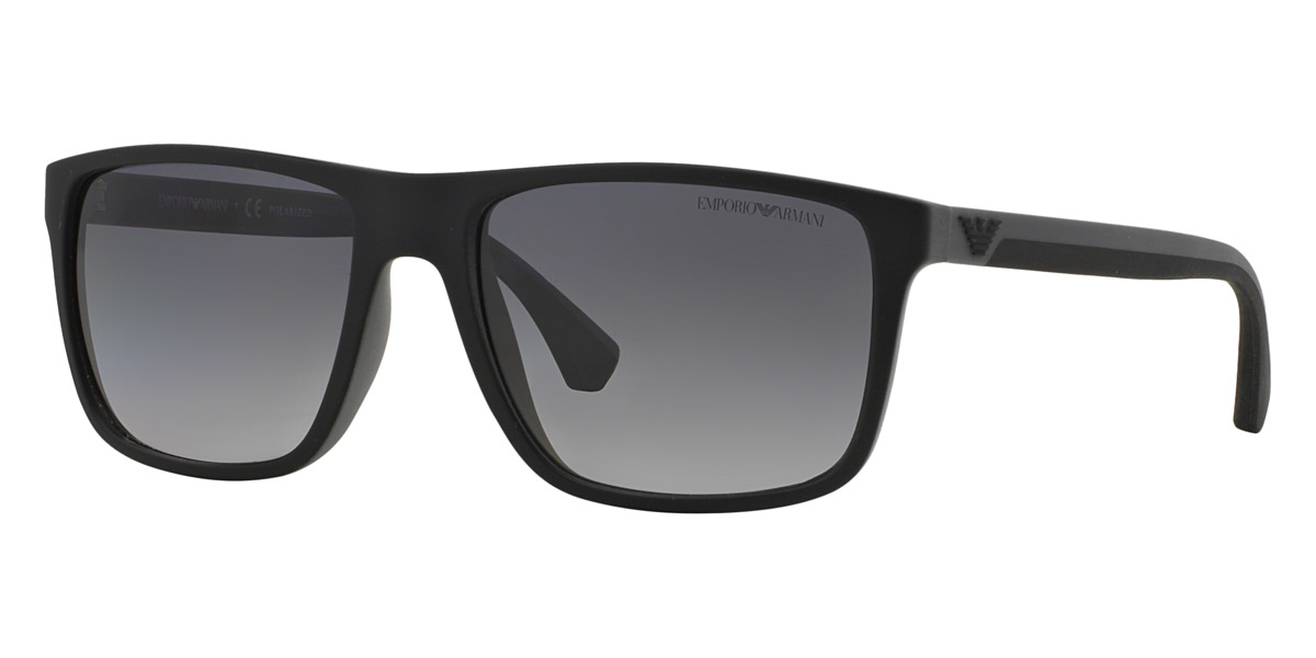 Color: Rubber Black & Gray (5229T3) - Emporio Armani EA40335229T356
