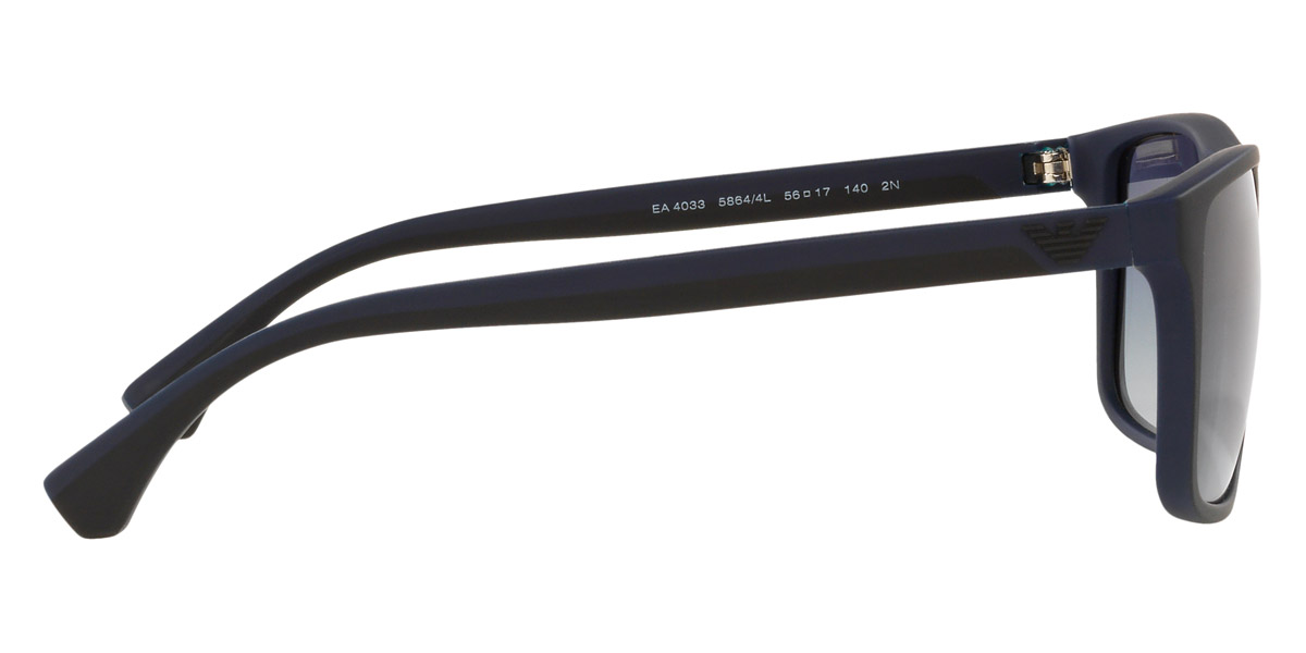 Color: Black/Rubber Blue (58644L) - Emporio Armani EA403358644L56