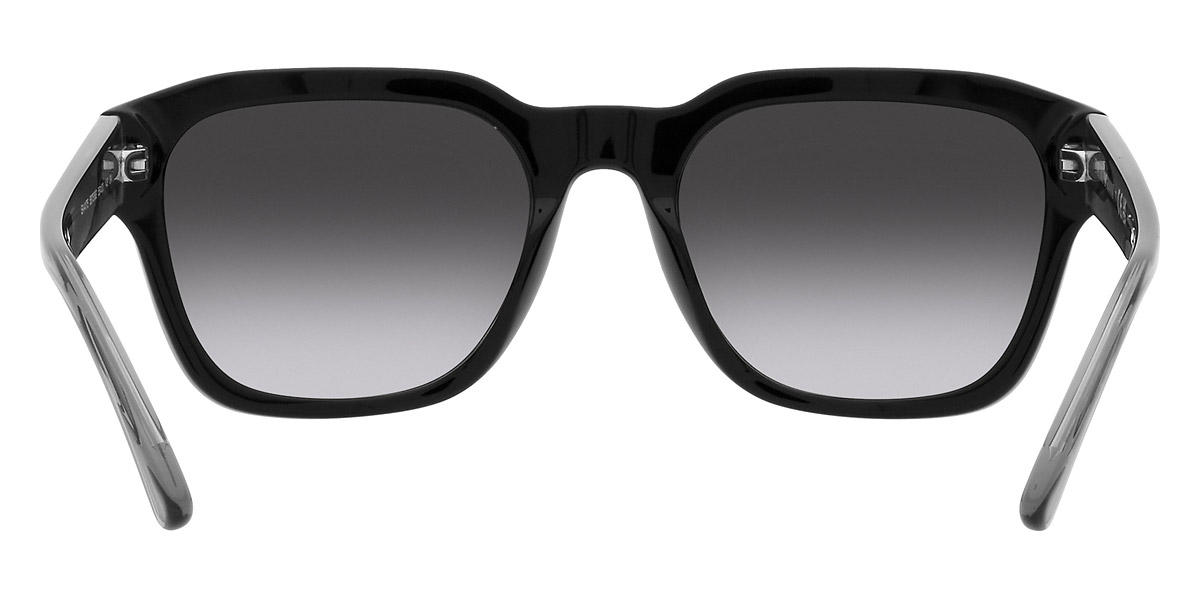 Color: Shiny Black and Shiny Transparent Gray (58758G) - Emporio Armani EA417558758G55