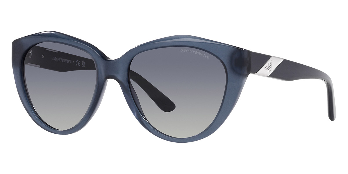 Color: Transparent Blue and Blue (59114L) - Emporio Armani EA417859114L54