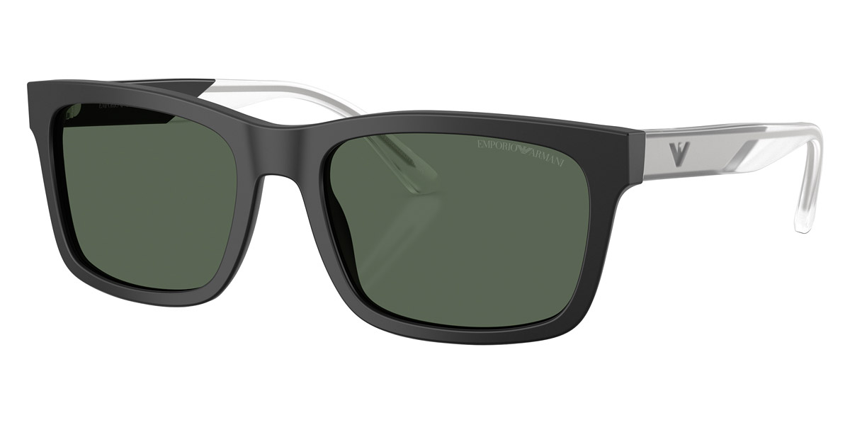 Color: Matte Top Black/Crystal (500171) - Emporio Armani EA422450017157