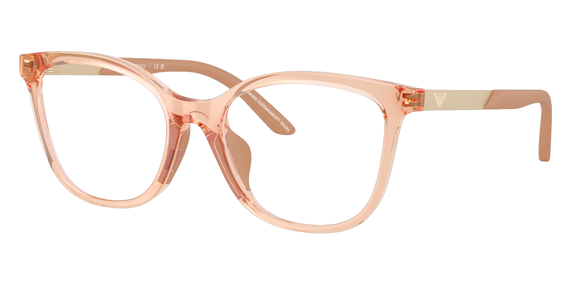 Color: Shiny Transparent Beige (6347) - EMPORIO ARMANI EK3011U634748