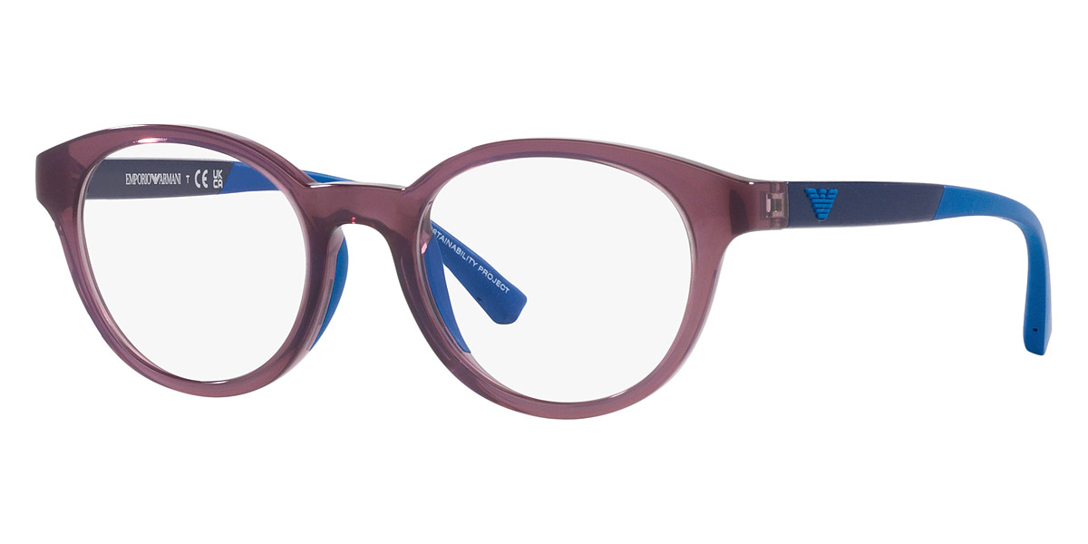 Color: Transparent Violet/Shiny Blue/Bluette (5897) - Emporio Armani EK3205589744