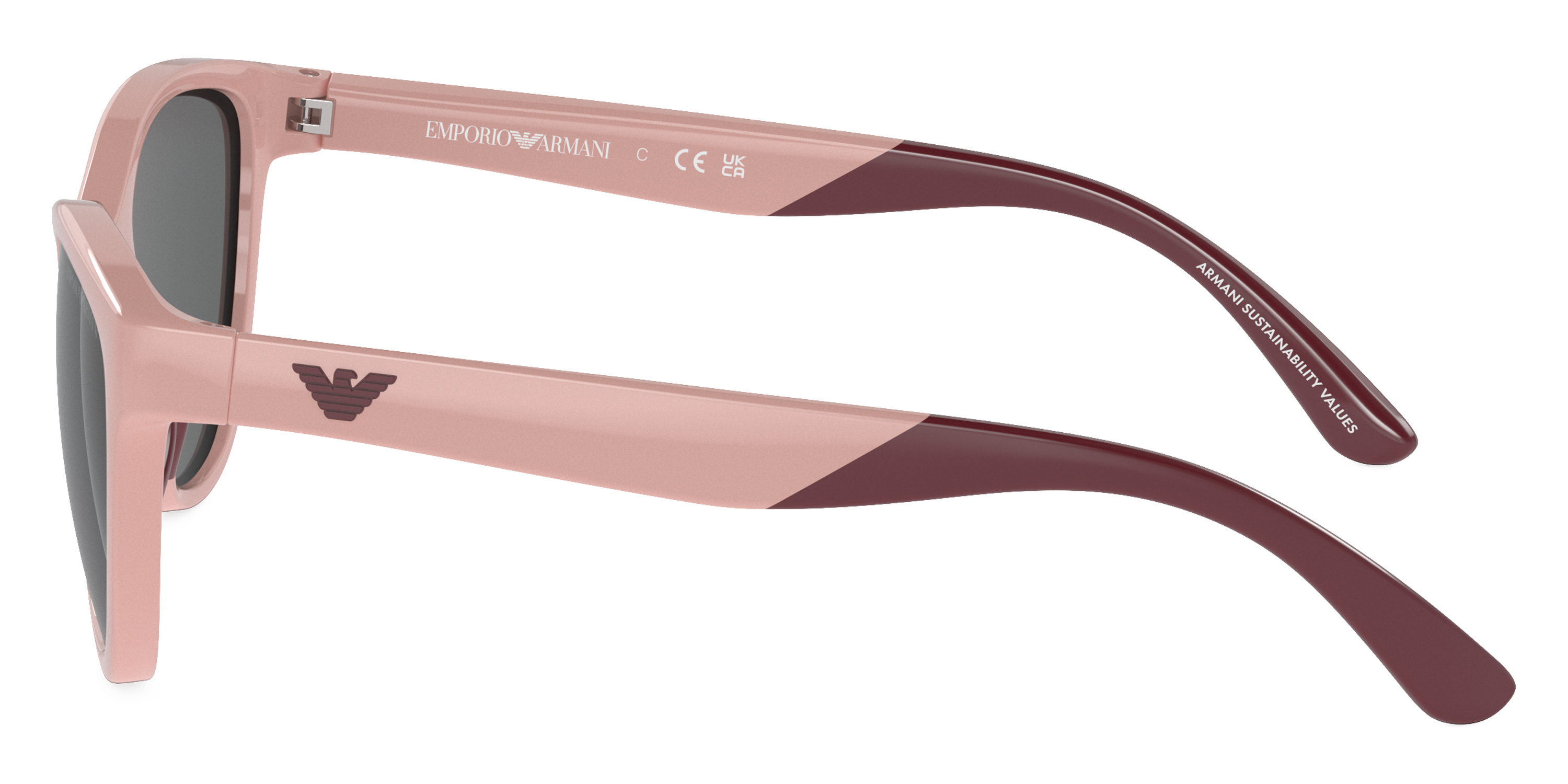 Color: Shiny Pink/Bordeaux (508687) - Emporio Armani EK400350868748