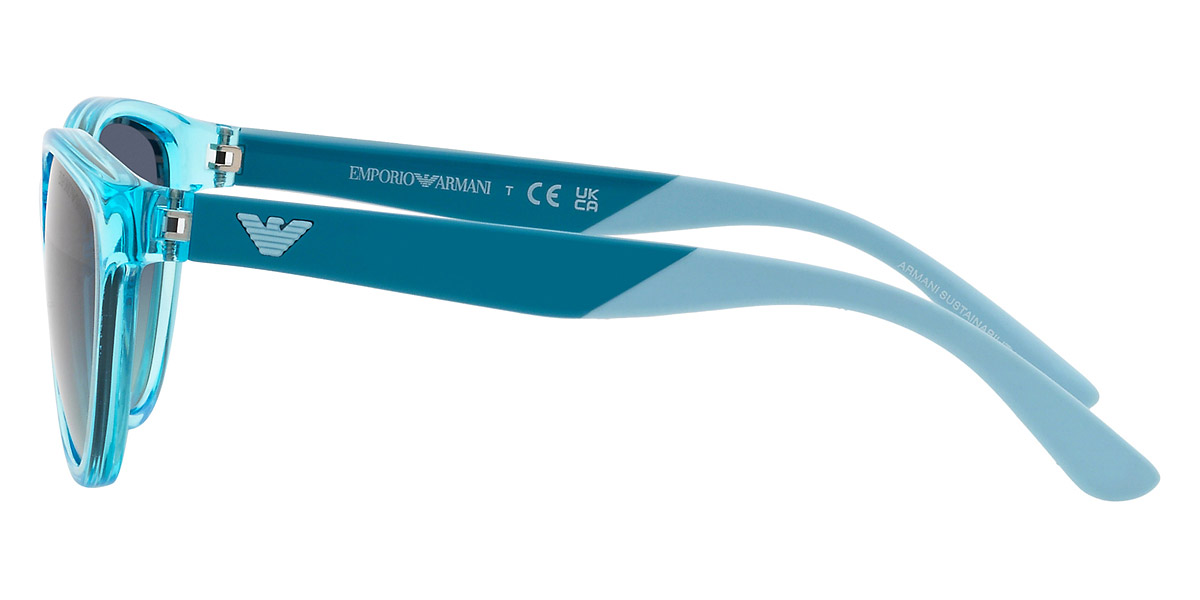 Color: Shiny Transparent Turquoise (53584S) - Emporio Armani EK400353584S48