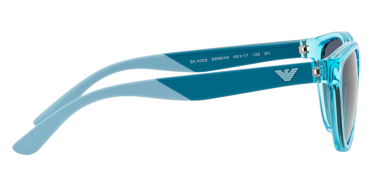 Color: Shiny Transparent Turquoise (53584S) - Emporio Armani EK400353584S48