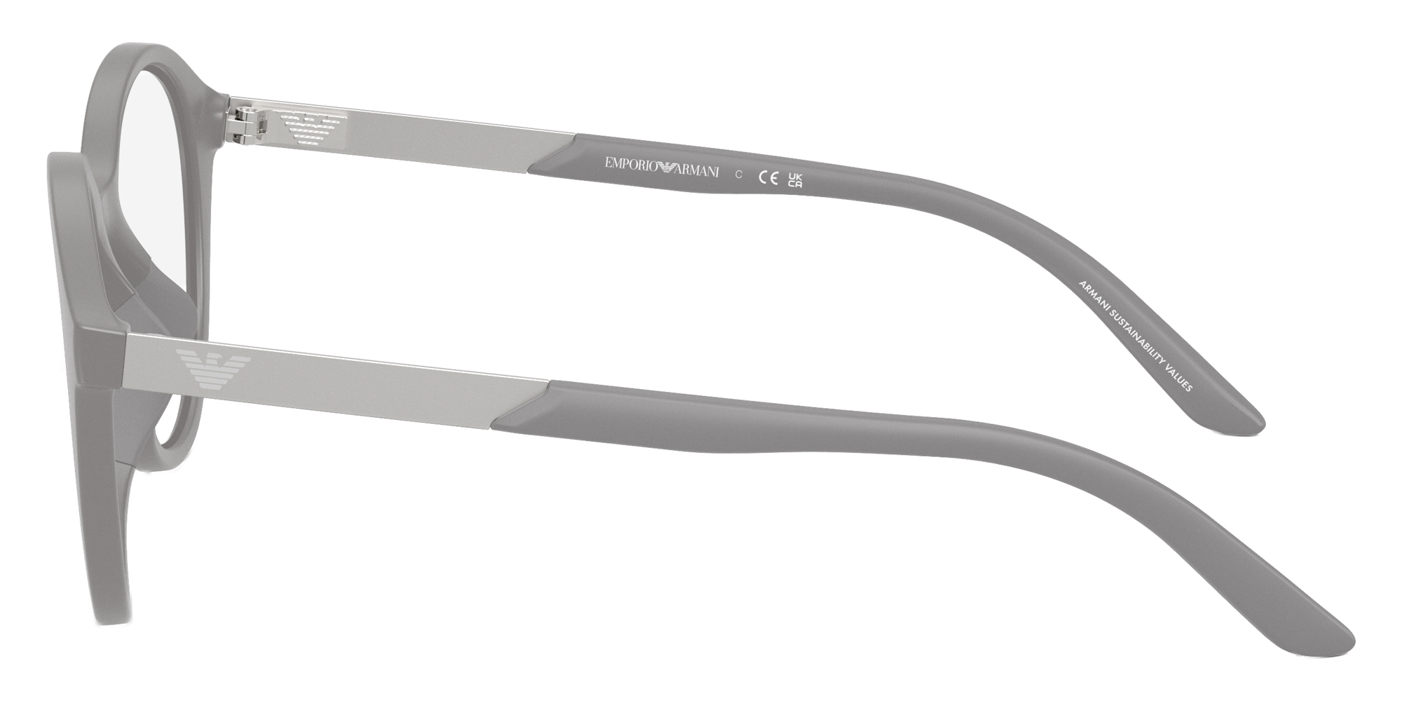 Color: Matte Gray (63481W) - EMPORIO ARMANI EK4005U63481W48