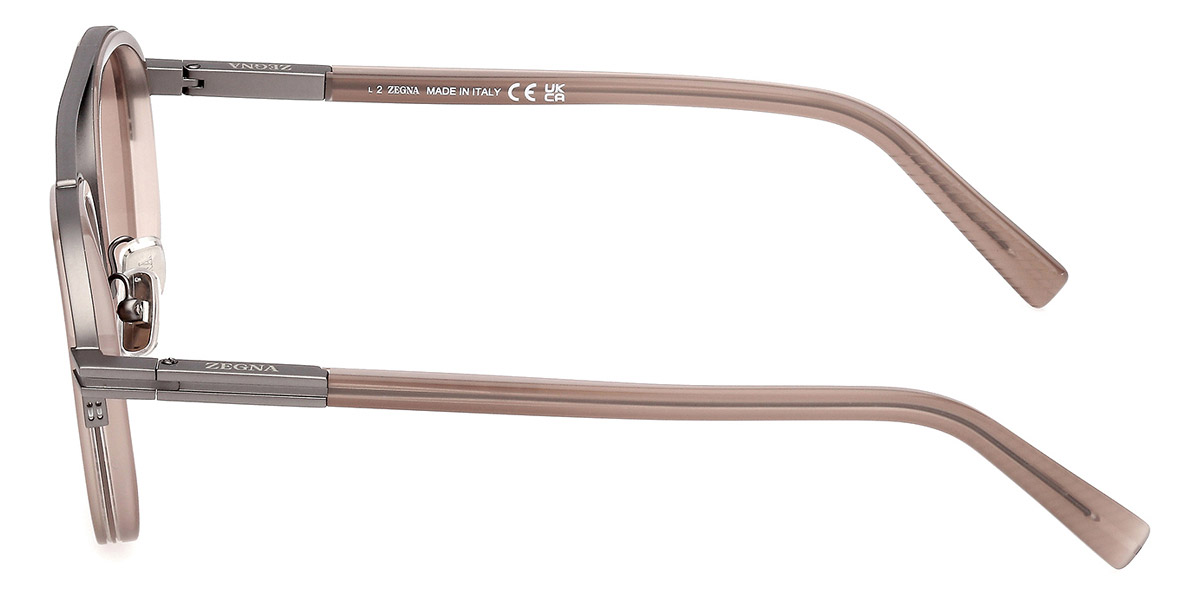 Color: Shiny Light Brown (45E) - Ermenegildo Zegna EZ023145E51